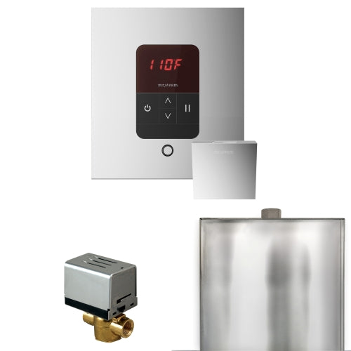 Mr. Steam Basic Butler Steam Shower Control Package with iTempo Control and Aroma Designer Finish SteamHead