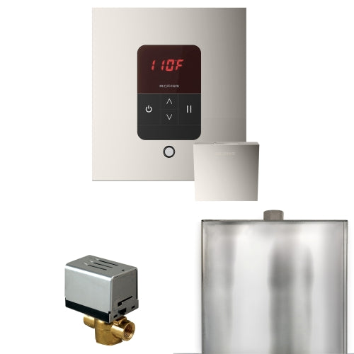 Mr. Steam Basic Butler Steam Shower Control Package with iTempo Control and Aroma Designer Finish SteamHead
