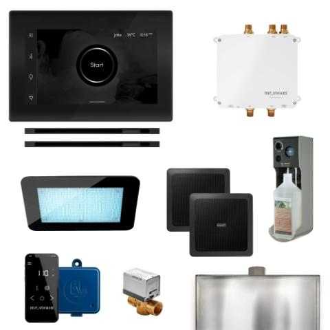 Mr.Steam Bliss Max Steam Shower Control Package with Linear Steam Head BLS