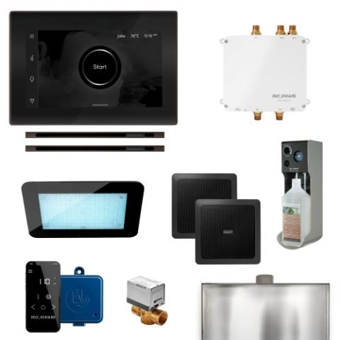 Mr.Steam Bliss Max Steam Shower Control Package with Linear Steam Head BLS