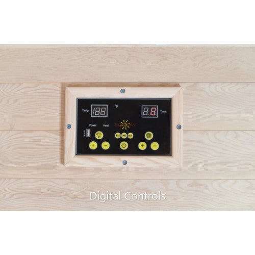 SunRay Freeport 3-Person Outdoor Traditional Wet/Dry Sauna with 4.5kW Harvia Heater HL300D1