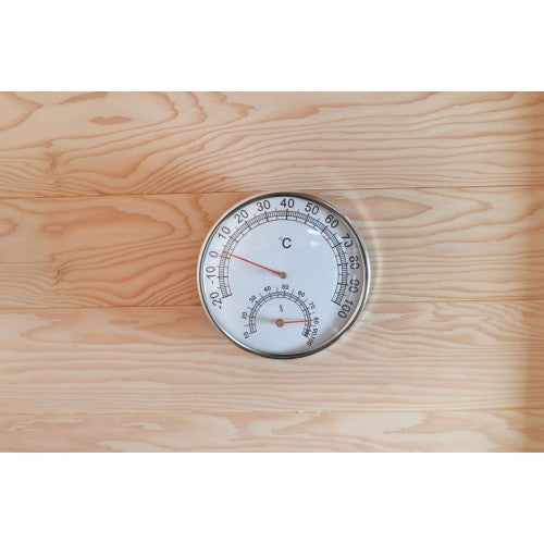 SunRay Freeport 3-Person Outdoor Traditional Wet/Dry Sauna with 4.5kW Harvia Heater HL300D1