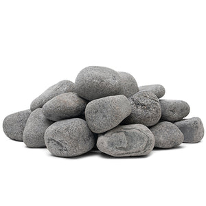PROSAUNAS Rounded 5-10 cm Sauna Stones, 15 kg per Case, 72 Cases per Pallet, Model 5-10R 130487