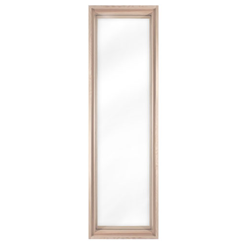 PROSAUNAS Hemlock-Framed Dual-Pane Clear Tempered Glass Sauna Window with Hemlock Jamb, 16" x 60" 129283