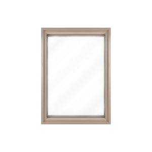 PROSAUNAS Hemlock-Framed Dual-Pane Clear Tempered Glass Sauna Window with Hemlock Jamb, 24" x 36" 129284