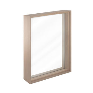 PROSAUNAS Hemlock-Framed Dual-Pane Clear Tempered Glass Sauna Window with Hemlock Jamb, 24" x 36" 129284