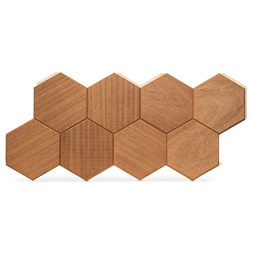 PROSAUNAS Hive Thermo Sauna Wall Panels, Hexagon Pattern, Thermo-Abachi 4745010406225