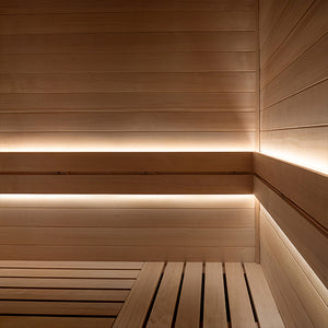 PROSAUNAS Single-Zone Linear White LED Neon Light Kit Flexible, Dimmable, Waterproof, Wireless Controlled, WiFi, and Adjustable Length