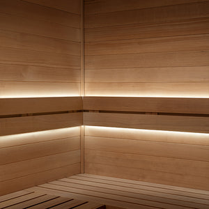 PROSAUNAS Single-Zone Linear White LED Neon Light Kit Flexible, Dimmable, Waterproof, Wireless Controlled, WiFi, and Adjustable Length