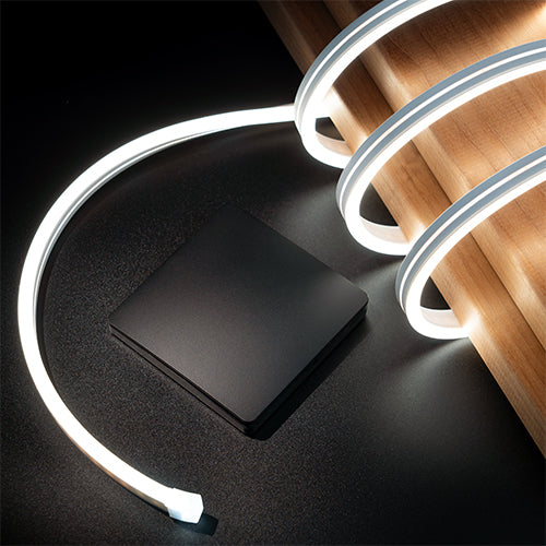 PROSAUNAS Single-Zone Linear White LED Neon Light Kit Flexible, Dimmable, Waterproof, Wireless Controlled, WiFi, and Adjustable Length