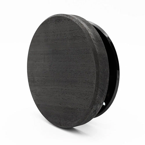 PROSAUNAS Thermo Black Ventilation Cover Sauna Wall Ventilation Cover, Round, Black Thermo-Abachi 129309
