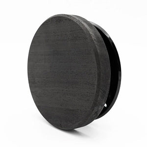 PROSAUNAS Thermo Black Ventilation Cover Sauna Wall Ventilation Cover, Round, Black Thermo-Abachi 129309