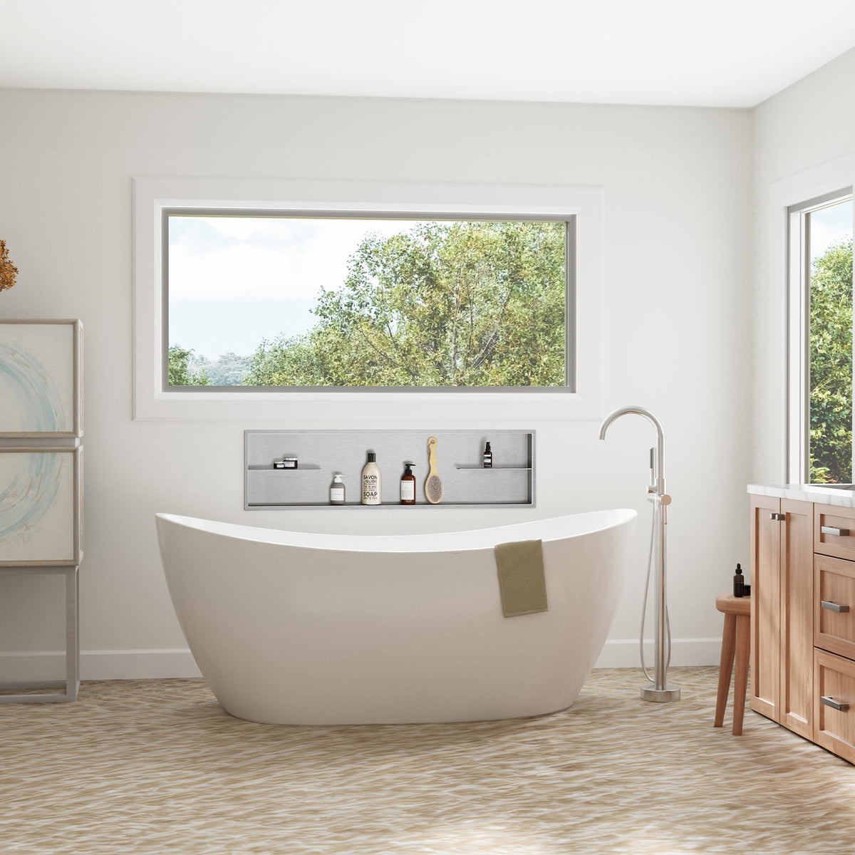 PULSE Freestanding Tub Filler with Diverter 3021-FSTF