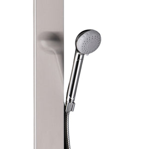 PULSE ShowerSpas Brushed Stainless Steel Shower System - Aloha Shower System 1021-SSB
