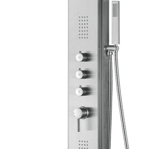 PULSE ShowerSpas Malibu Stainless Steel Brushed ShowerSpa 1043-SSB