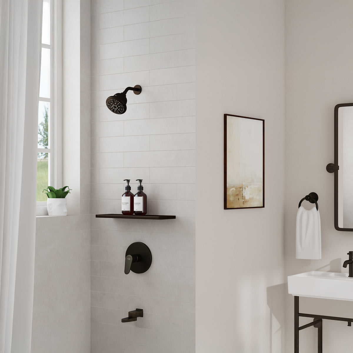 PULSE ShowerSpas Tru-Temp Pressure Balance 1/2" Rough-In Valve with Trim Kit 3001-RIV-PB