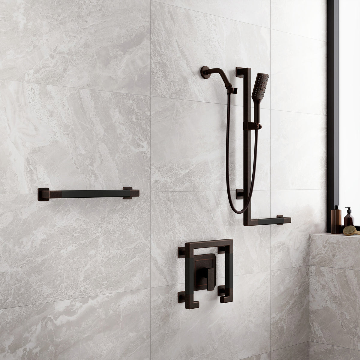 PULSE ShowerSpas Tru-Temp Pressure Balance 1/2" Rough-In Valve with Trim Kit 3003-RIV-PB