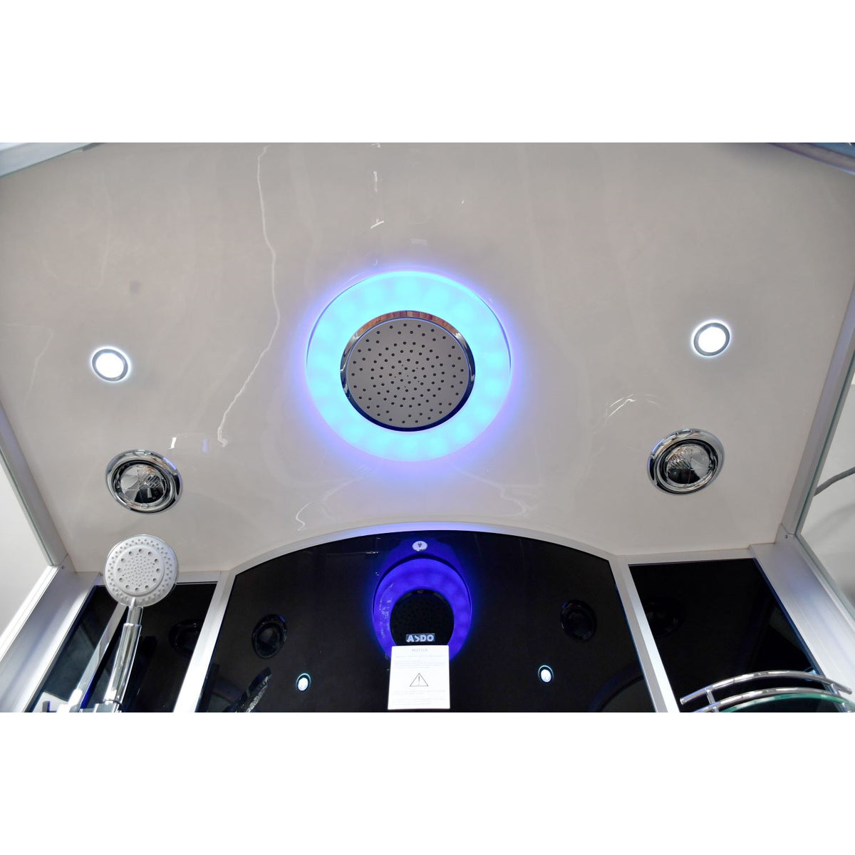 Platinum Free-Standing Steam Shower for Two | 59” x 35” x 87” DZ-956F8-Black