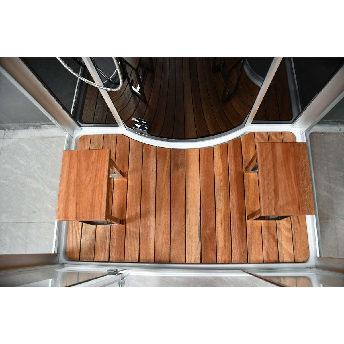 Platinum Free-Standing Steam Shower for Two | 59” x 35” x 87” DZ-956F8-Black