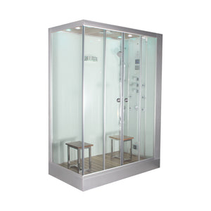 Platinum Walk-In Steam Shower | 59” x 35.4” x 89” DZ961F8