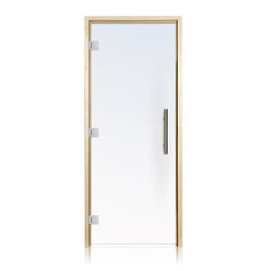 Prosaunas 36x81 Clear ADA Glass with Aspen Frame Sauna Door