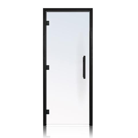 Prosaunas 36x81 Clear ADA Glass with Black Alder Sauna Door