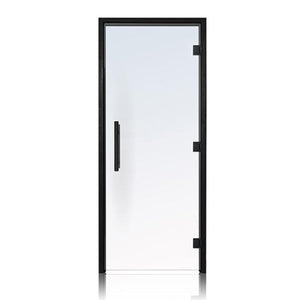 Prosaunas 36x81 Clear ADA Glass with Black Alder Sauna Door