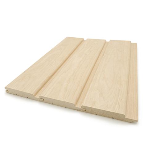 Prosaunas Alder 1x4 T&G STP Profile Medium-Gap Sauna Wood Cladding WOOD661