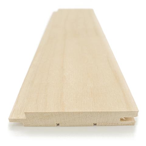 Prosaunas Alder 1x4 T&G STS4 Profile Nickel-Gap Sauna Wood Cladding WOOD662