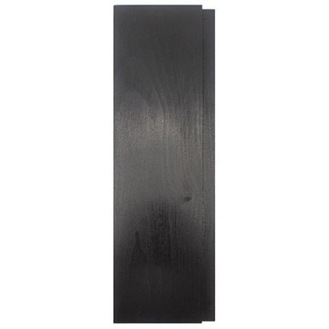 Prosaunas Aspen Midnight Black 1x4 T&G STS4 Sauna Wood, Black-Wax Finished, Tongue & Groove, Nickel-Gap, Wall Material WOOD671