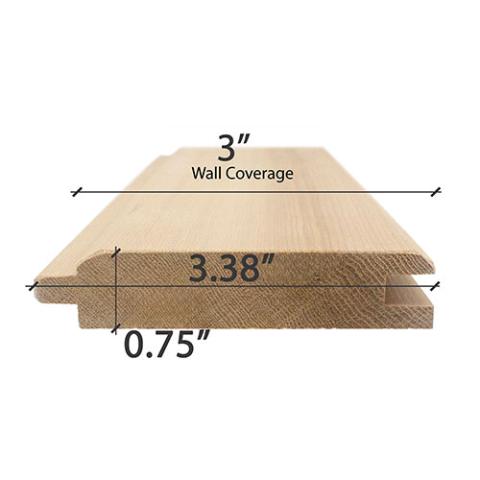 Prosaunas Cedar 1x4 VG T&G V2E Clear Grade A+ Sauna Wood Cladding WOOD633