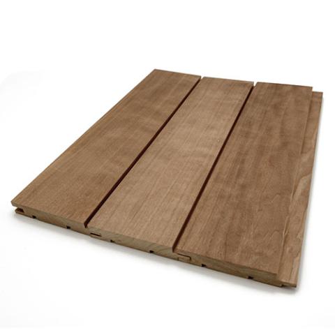 Prosaunas Thermo-Aspen 1x4 T&G STS4 Profile Nickel-Gap Sauna Wood Cladding WOOD665