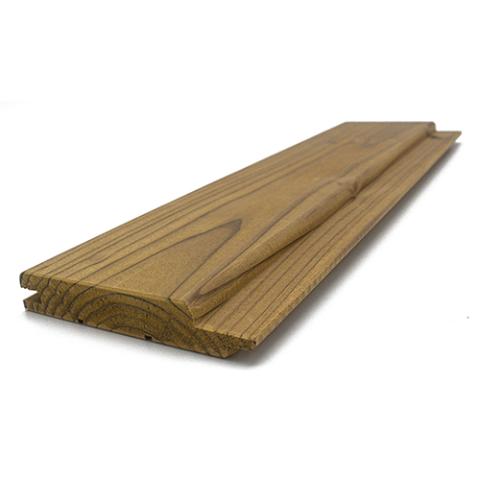 Prosaunas Thermo-Spruce 1x4 T&G STP Profile Medium Gap Sauna Wood Cladding WOOD668