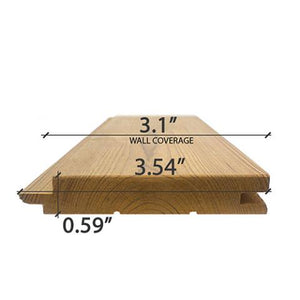 Prosaunas Thermo-Spruce 1x4 T&G STS4 Sauna Wood Cladding WOOD673