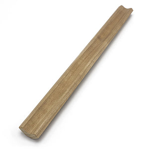 Prosaunas 14 mm × 30 mm (1×2) Thermo‑Aspen Sauna Wood Inside Corner Trim, Cove Moulding, SI Profile WOOD683