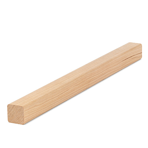 Prosaunas 21 mm × 21 mm (1×1) Alder Sauna Wood S4SEE SHP Profile, Smooth 4 Sides Eased Edges, Moulding WOOD680
