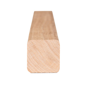 Prosaunas 21 mm × 21 mm (1×1) Alder Sauna Wood S4SEE SHP Profile, Smooth 4 Sides Eased Edges, Moulding WOOD680