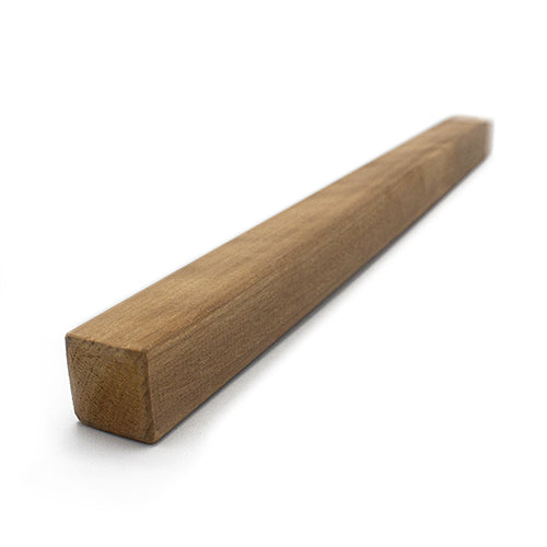 Prosaunas 21 mm × 21 mm (1×1) Thermo‑Aspen Sauna Wood S4SEE SHP Profile, Smooth 4 Sides Eased Edges, Moulding WOOD684