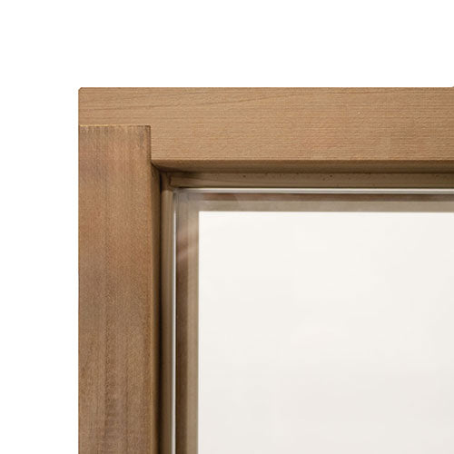 Prosaunas 24x73 Prehung Clear Glass with Thermo Aspen Frame Sauna Door