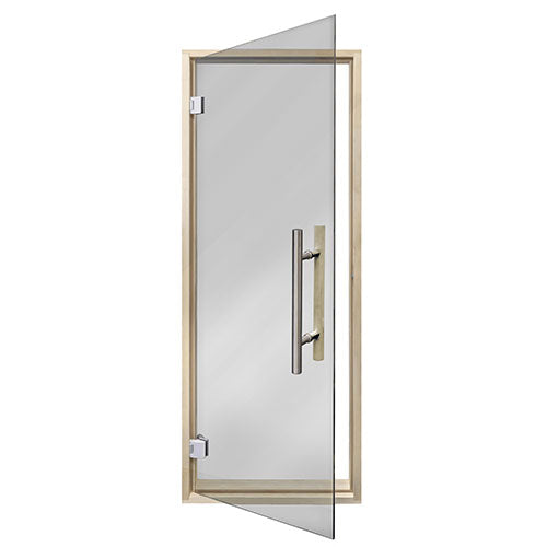 Prosaunas 24x73 Tinted Glass with Aspen Frame Sauna Door