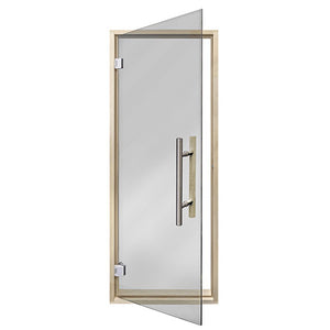 Prosaunas 24x73 Tinted Glass with Aspen Frame Sauna Door