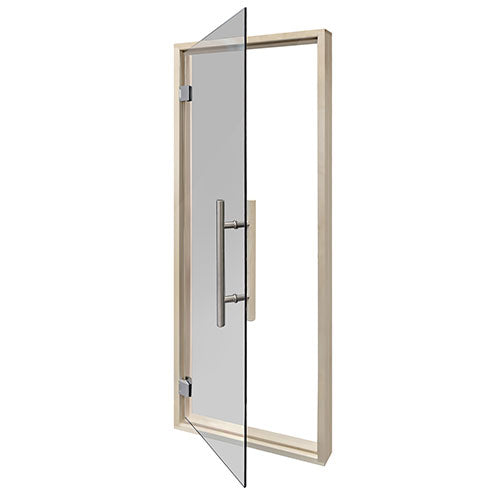 Prosaunas 24x73 Tinted Glass with Aspen Frame Sauna Door