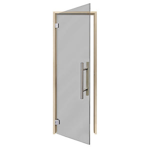 Prosaunas 24x81 Tinted Glass with Aspen Frame Sauna Door