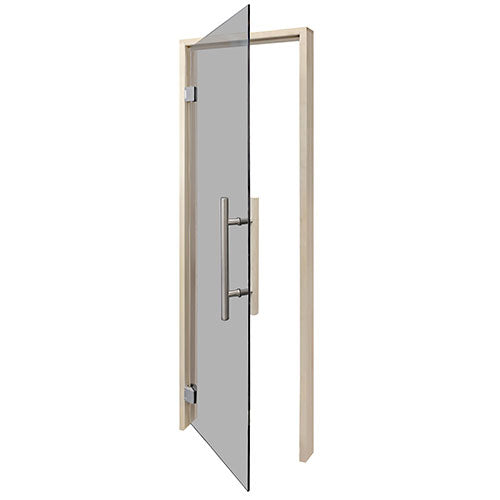 Prosaunas 24x81 Tinted Glass with Aspen Frame Sauna Door