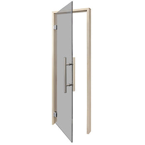 Prosaunas 24x81 Tinted Glass with Aspen Frame Sauna Door