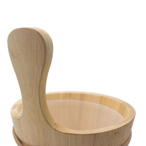 Prosaunas 4-Liter Lined Wood Sauna Bucket