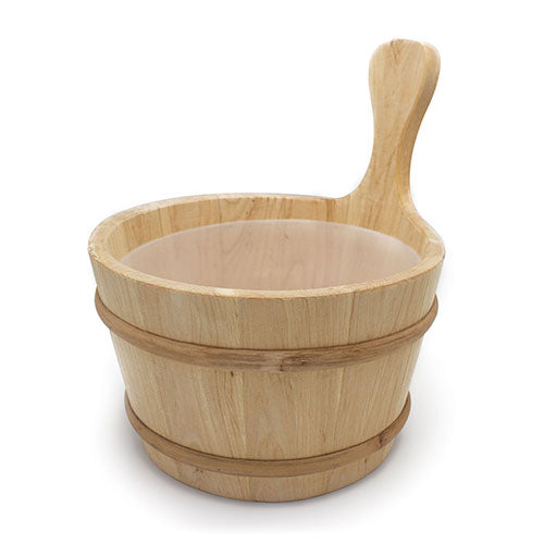 Prosaunas 4-Liter Lined Wood Sauna Bucket