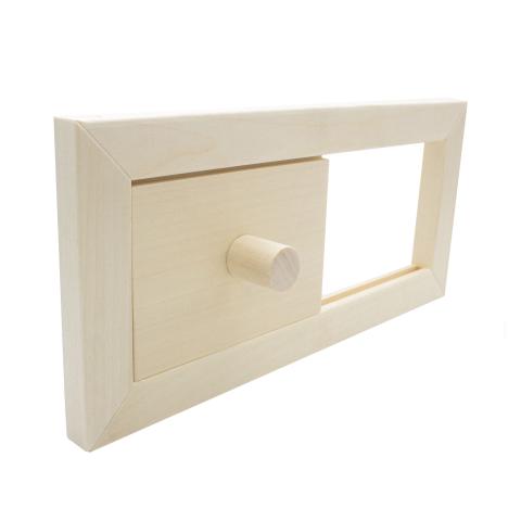 Prosaunas Aspen, Sauna, Ventilation Hatch, .5" x 5.2" x 11" SA-VNT-HTCH-ASP