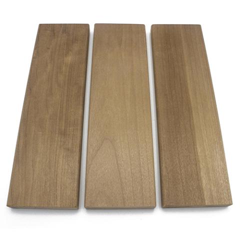 Prosaunas Thermo-Aspen 1x4 S4SEE SHP Sauna Wood, Thermally-Modified, Smooth 4 Sides Eased Edges, SHP Profile, Bench Material WOOD648
