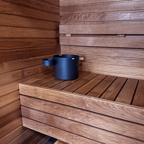 Prosaunas Thermo-Aspen 2x3 S4SEE SHP Sauna Wood, Thermally-Modified, Smooth 4 Sides Eased Edges, SHP Profile, Bench Material WOOD650